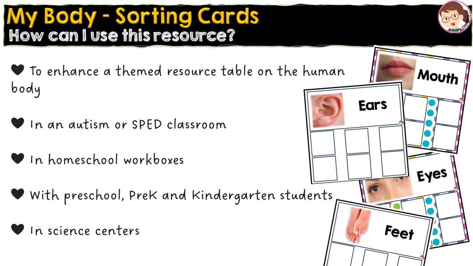 My body activities for PreK