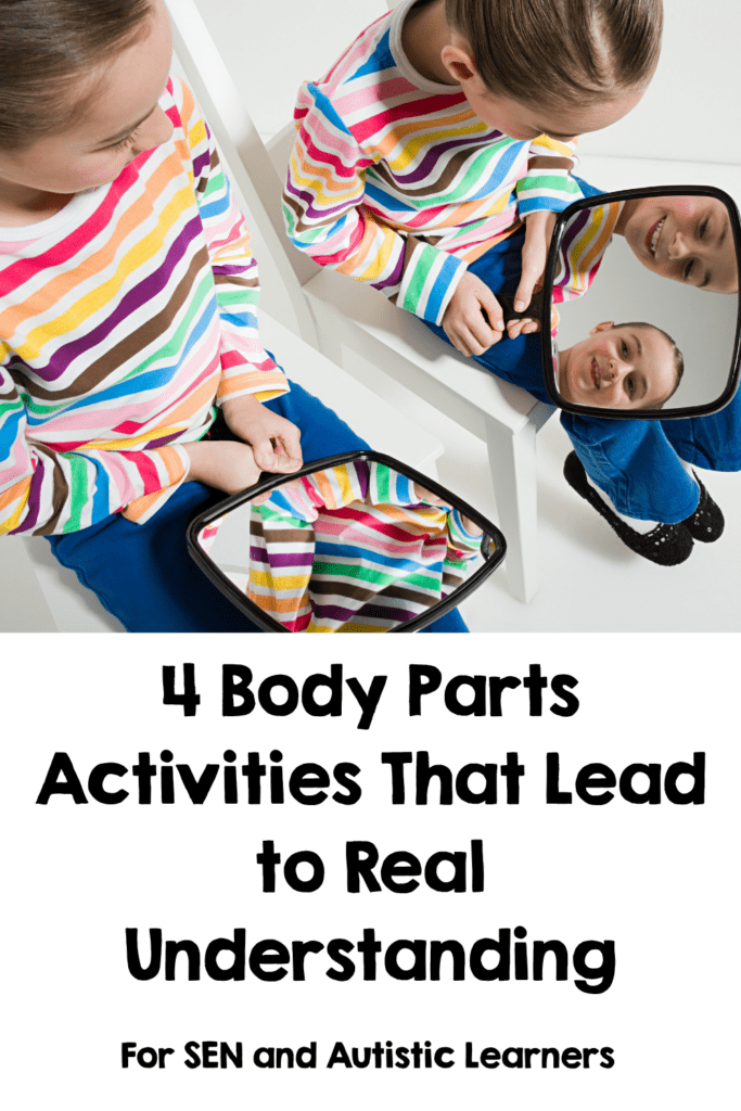 body parts activities autism SEN that actually build understanding EYFS