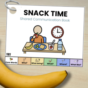 Snack Time Communication Book | Colourful Semantics