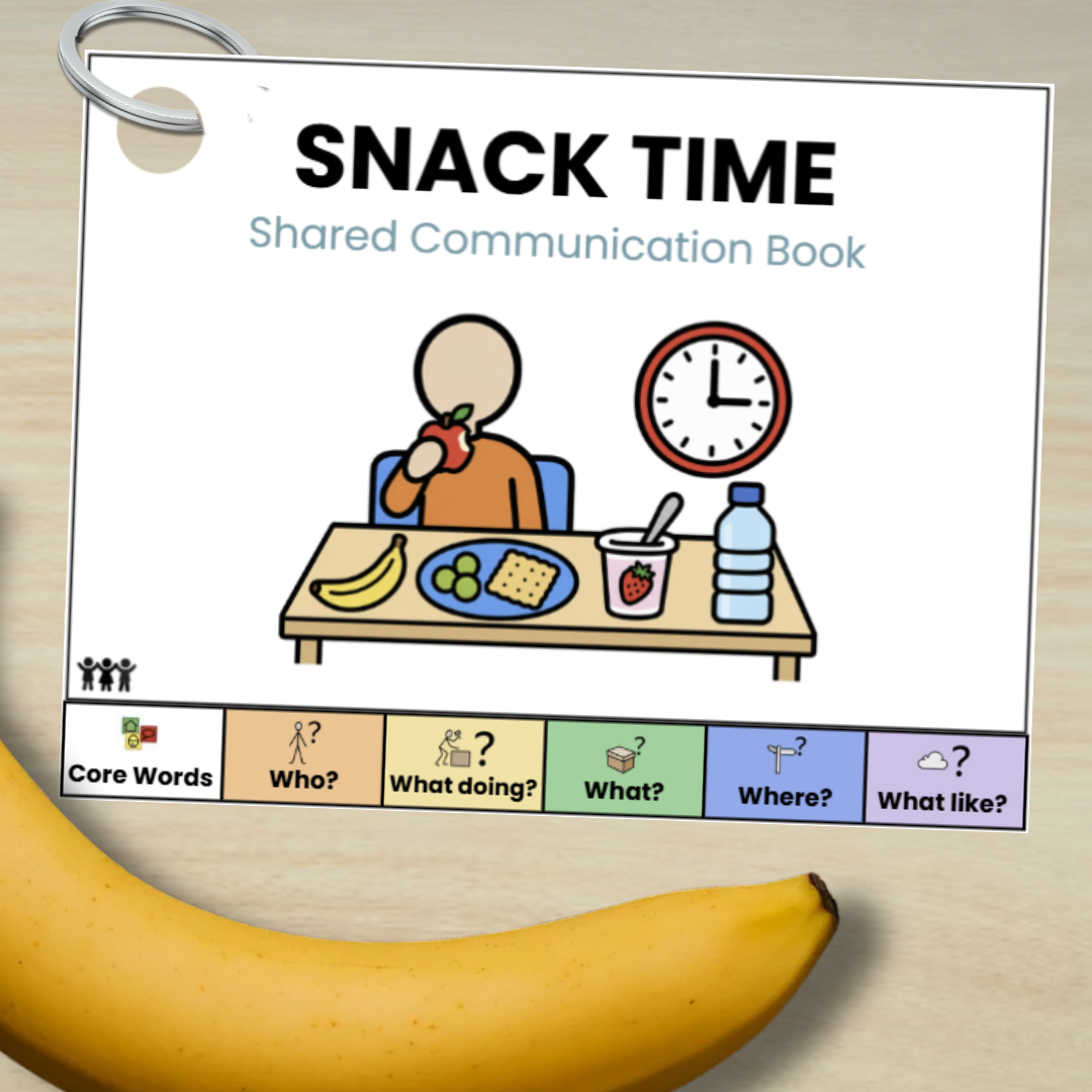 Snack Time Communication Book | Colourful Semantics